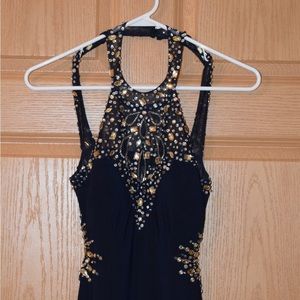 Navy Blue Prom Dress Size 4